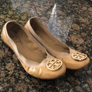 Tory Burch Nude Flats